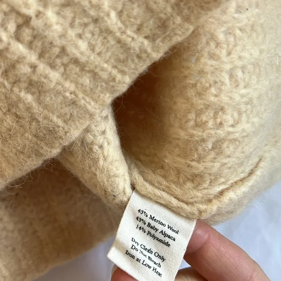 James Street Co Crop Textured Lowe in Butter - Picture 8 of 8